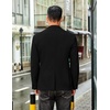 image:imageCOOFANDY Mens Sport Coat Casual Slim Fit Blazer Jacket Lightweight Two Button Suit JacketsBlack