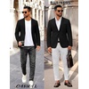 image:imageCOOFANDY Mens Sport Coat Casual Slim Fit Blazer Jacket Lightweight Two Button Suit JacketsBlack