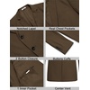 image:imageCOOFANDY Mens Sport Coat Casual Slim Fit Blazer Jacket Lightweight Two Button Suit JacketsBrown