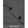 image:imageCOOFANDY Mens Sport Coat Casual Slim Fit Blazer Jacket Lightweight Two Button Suit JacketsDark Grey