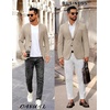 image:imageCOOFANDY Mens Sport Coat Casual Slim Fit Blazer Jacket Lightweight Two Button Suit JacketsKhaki