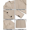 image:imageCOOFANDY Mens Sport Coat Casual Slim Fit Blazer Jacket Lightweight Two Button Suit JacketsKhaki