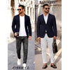 image:imageCOOFANDY Mens Sport Coat Casual Slim Fit Blazer Jacket Lightweight Two Button Suit JacketsNavy Blue