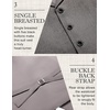 image:imageCOOFANDY Mens Suit Vests Slim Fit Waistcoat Notch Lapel Casual Formal VestDark Charcoal