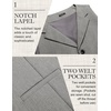 image:imageCOOFANDY Mens Suit Vests Slim Fit Waistcoat Notch Lapel Casual Formal VestGray
