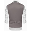 image:imageCOOFANDY Mens Suit Vests Slim Fit Waistcoat Notch Lapel Casual Formal VestGray