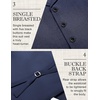 image:imageCOOFANDY Mens Suit Vests Slim Fit Waistcoat Notch Lapel Casual Formal VestNavy Blue