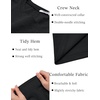 image:imageCOOFANDY Mens T Shirt Short Sleeve Classic Crew Neck TShirt Casual Summer Basic Tee ShirtsAll Black