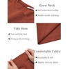 image:imageCOOFANDY Mens T Shirt Short Sleeve Classic Crew Neck TShirt Casual Summer Basic Tee ShirtsCaramel