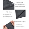 image:imageCOOFANDY Mens T Shirt Short Sleeve Classic Crew Neck TShirt Casual Summer Basic Tee ShirtsDark Gray