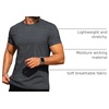 image:imageCOOFANDY Mens T Shirt Short Sleeve Classic Crew Neck TShirt Casual Summer Basic Tee ShirtsDark Gray