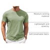 image:imageCOOFANDY Mens T Shirt Short Sleeve Classic Crew Neck TShirt Casual Summer Basic Tee ShirtsLight Green