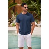 image:imageCOOFANDY Mens T Shirt Short Sleeve Classic Crew Neck TShirt Casual Summer Basic Tee ShirtsNavy Blue
