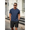 image:imageCOOFANDY Mens T Shirt Short Sleeve Classic Crew Neck TShirt Casual Summer Basic Tee ShirtsNavy Blue