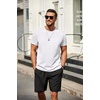 image:imageCOOFANDY Mens T Shirt Short Sleeve Classic Crew Neck TShirt Casual Summer Basic Tee ShirtsWhite