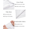 image:imageCOOFANDY Mens T Shirt Short Sleeve Classic Crew Neck TShirt Casual Summer Basic Tee ShirtsWhite