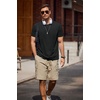 image:imageCOOFANDY Mens T Shirt Short Sleeve Classic Crew Neck TShirt Casual Summer Basic Tee ShirtsYblackDark Gray2 Pack