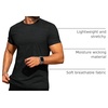 image:imageCOOFANDY Mens T Shirt Short Sleeve Classic Crew Neck TShirt Casual Summer Basic Tee ShirtsYblackWhite2 Pack