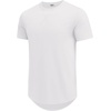 image:imageCOOFANDY Mens T Shirts Casual Short Sleeve Cotton Tee Shirts Hipster Hip Hop Longline TShirt Basic Summer TopsOne Piece White