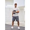 image:imageCOOFANDY Mens T Shirts Casual Short Sleeve Cotton Tee Shirts Hipster Hip Hop Longline TShirt Basic Summer TopsTwo Pack Black  White