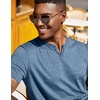image:imageCOOFANDY Mens T Shirts Short Sleeve Casual V Neck TShirt Soft Notch Neck Tee Classic Plain ShirtsDark Blue