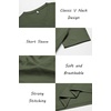 image:imageCOOFANDY Mens T Shirts Short Sleeve Classic V Neck TShirt Casual Summer Basic Tee ShirtArmy Green