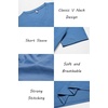 image:imageCOOFANDY Mens T Shirts Short Sleeve Classic V Neck TShirt Casual Summer Basic Tee ShirtBlue