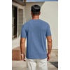 image:imageCOOFANDY Mens T Shirts Short Sleeve Classic V Neck TShirt Casual Summer Basic Tee ShirtDark Blue