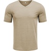 image:imageCOOFANDY Mens T Shirts Short Sleeve Classic V Neck TShirt Casual Summer Basic Tee ShirtKhaki