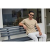 image:imageCOOFANDY Mens T Shirts Short Sleeve Classic V Neck TShirt Casual Summer Basic Tee ShirtKhaki