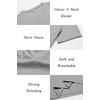 image:imageCOOFANDY Mens T Shirts Short Sleeve Classic V Neck TShirt Casual Summer Basic Tee ShirtLight Grey