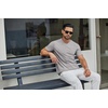image:imageCOOFANDY Mens T Shirts Short Sleeve Classic V Neck TShirt Casual Summer Basic Tee ShirtLight Grey