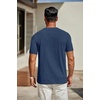 image:imageCOOFANDY Mens T Shirts Short Sleeve Classic V Neck TShirt Casual Summer Basic Tee ShirtNavy Blue