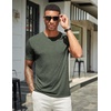 image:imageCOOFANDY Mens T Shirts Short Sleeve Soft Crew Neck Lightweight Tee Shirts Casual Summer Basic TopsArmy Green