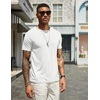 image:imageCOOFANDY Mens T Shirts Short Sleeve Soft Crew Neck Lightweight Tee Shirts Casual Summer Basic TopsAwhite