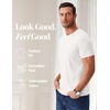 image:imageCOOFANDY Mens T Shirts Short Sleeve Soft Crew Neck Lightweight Tee Shirts Casual Summer Basic TopsAwhite