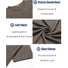 image:imageCOOFANDY Mens T Shirts Short Sleeve Soft Crew Neck Lightweight Tee Shirts Casual Summer Basic TopsBrown