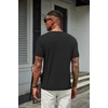 image:imageCOOFANDY Mens T Shirts Short Sleeve Soft Crew Neck Lightweight Tee Shirts Casual Summer Basic TopsC BlackDark GreyWhite 3 Pack