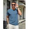 image:imageCOOFANDY Mens T Shirts Short Sleeve Soft Crew Neck Lightweight Tee Shirts Casual Summer Basic TopsDark Blue