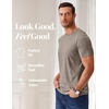 image:imageCOOFANDY Mens T Shirts Short Sleeve Soft Crew Neck Lightweight Tee Shirts Casual Summer Basic TopsDark Khaki