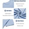 image:imageCOOFANDY Mens T Shirts Short Sleeve Soft Crew Neck Lightweight Tee Shirts Casual Summer Basic TopsLight Blue