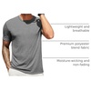 image:imageCOOFANDY Mens T Shirts Short Sleeve Soft Crew Neck Lightweight Tee Shirts Casual Summer Basic TopsW BlackGrey 2 Pack