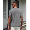 image:imageCOOFANDY Mens T Shirts Short Sleeve Soft Crew Neck Lightweight Tee Shirts Casual Summer Basic TopsW BlackGrey 2 Pack