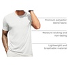 image:imageCOOFANDY Mens T Shirts Short Sleeve Soft Crew Neck Lightweight Tee Shirts Casual Summer Basic TopsW WhiteWhite 2 Pack