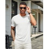 image:imageCOOFANDY Mens T Shirts Short Sleeve Soft Crew Neck Lightweight Tee Shirts Casual Summer Basic TopsW WhiteWhite 2 Pack