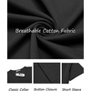 image:imageCOOFANDY Mens TShirts Henley Short Sleeve Cotton Shirts Button Tee Tops  COOFANDYBlack