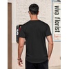 image:imageCOOFANDY Mens TShirts Henley Short Sleeve Cotton Shirts Button Tee Tops  COOFANDYBlack