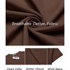 image:imageCOOFANDY Mens TShirts Henley Short Sleeve Cotton Shirts Button Tee Tops  COOFANDYBrown