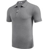 image:imageCOOFANDY Mens Textured Polo Shirts Short Sleeve Slim Fit Casual Button Polo TShirt Summer Collared Golf ShirtDark Grey