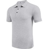 image:imageCOOFANDY Mens Textured Polo Shirts Short Sleeve Slim Fit Casual Button Polo TShirt Summer Collared Golf ShirtLight Grey